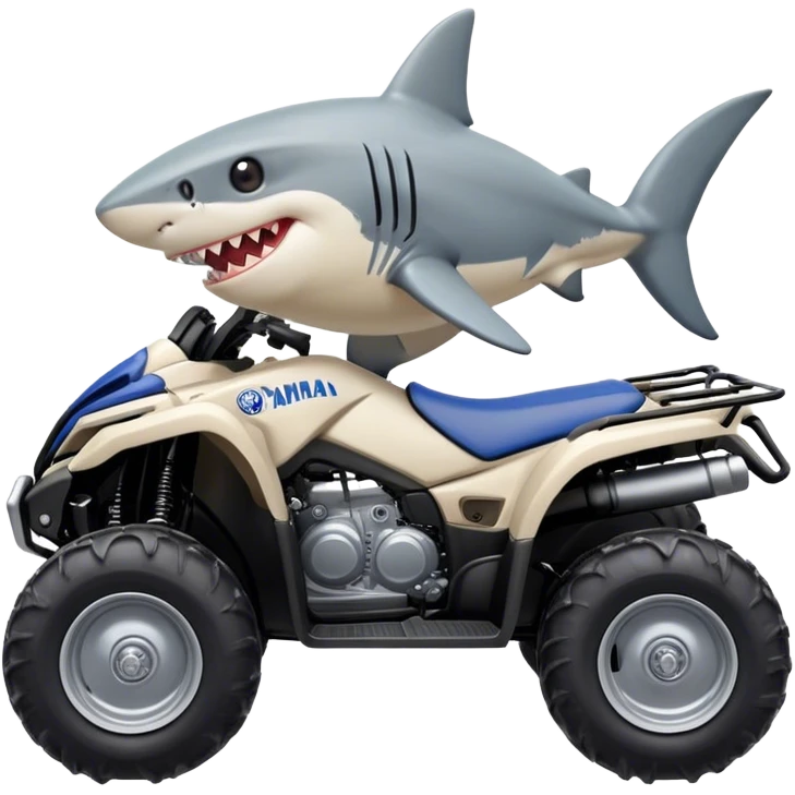 smile shark yamaha atv emoji