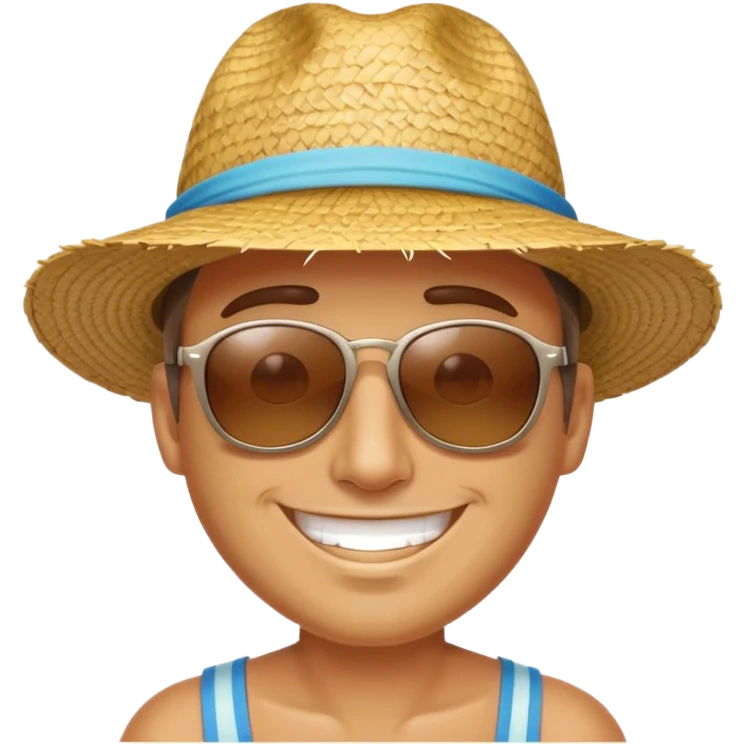 Beach bum emoji