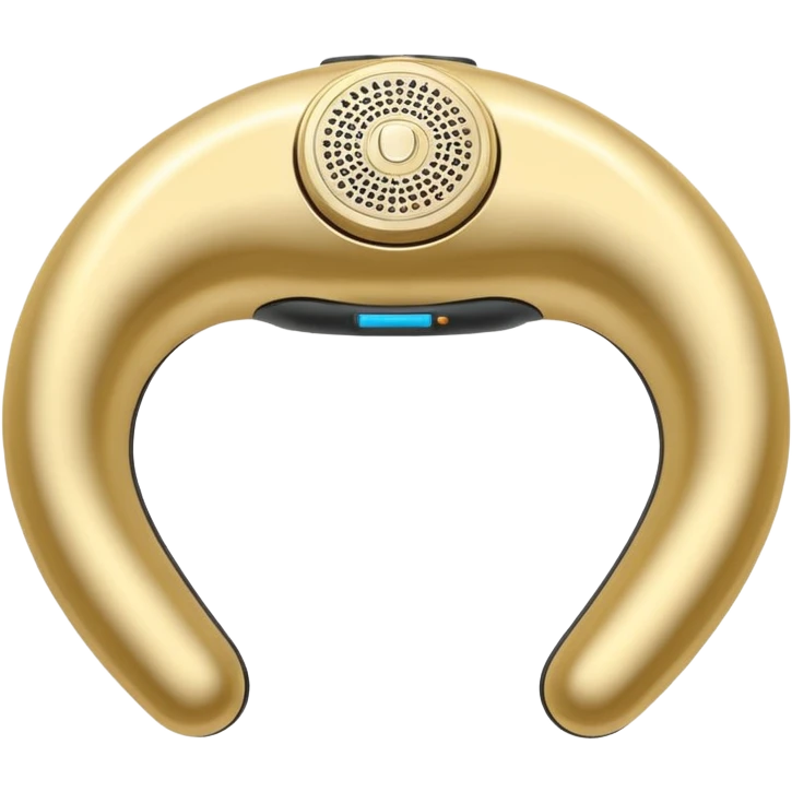 Gold icon of Max massager emoji