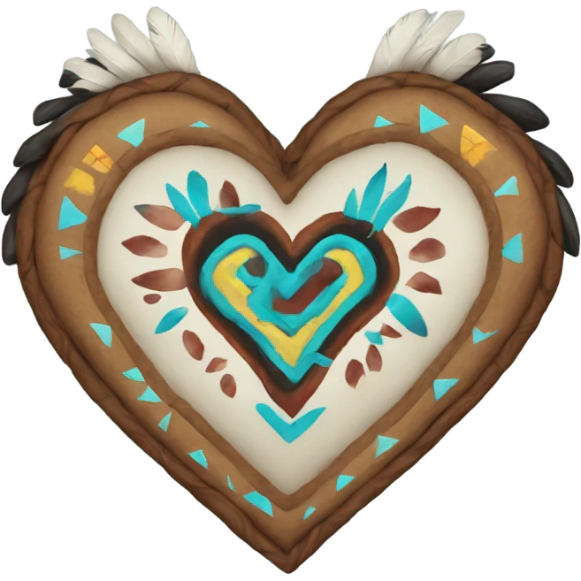 Native American Heart emoji