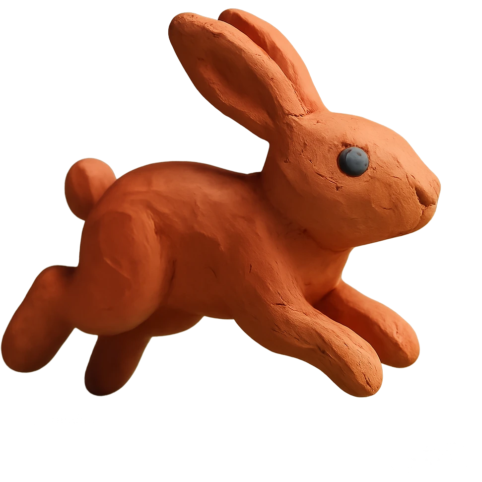 rabbit dashing forward emoji