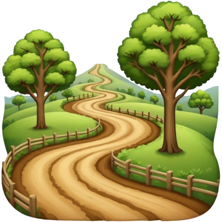 country road emoji