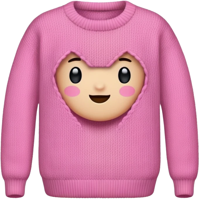 holiday pink cozy  emoji
