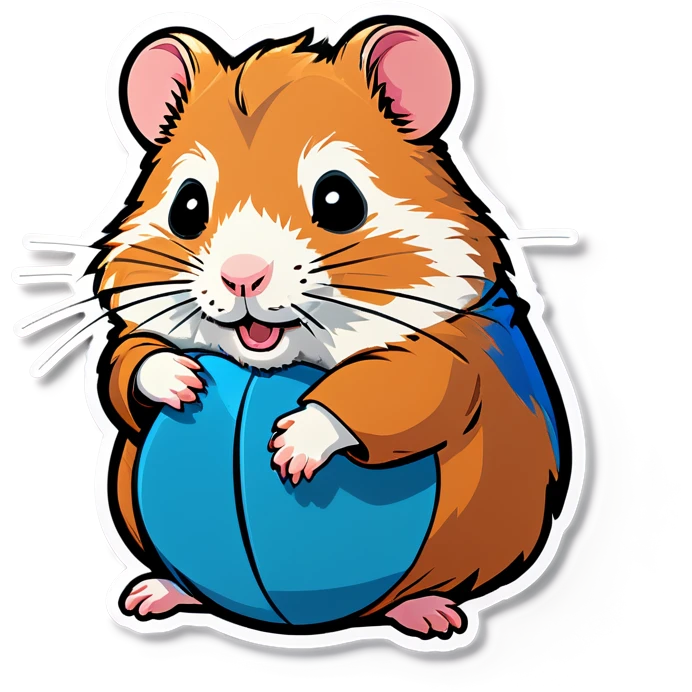 father and baby hamster emoji