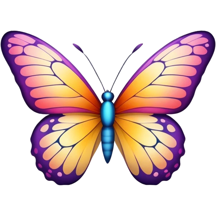 Behavior butterfly ￼ emoji