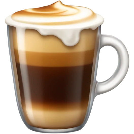 raf coffee in a glass cup emoji
