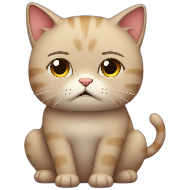 sad cat emoji