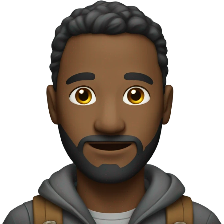 A man returning home emoji