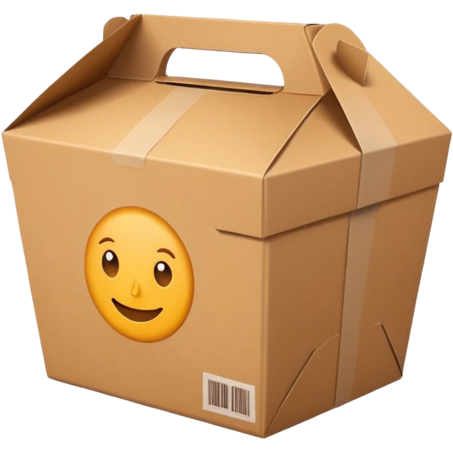 food take away box emoji