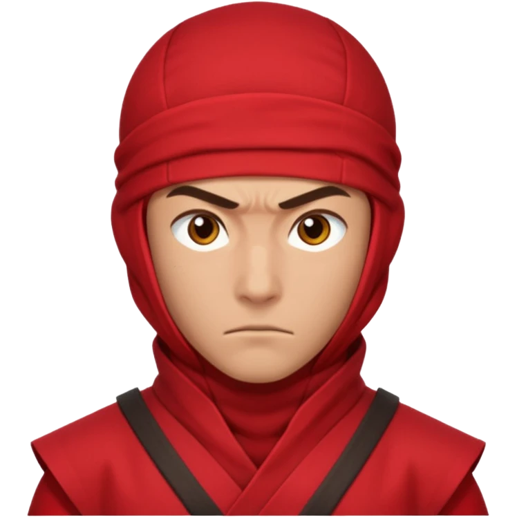 brown ninja red clothes emoji