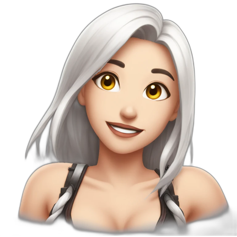 Katarina smile sideboobs sfw emoji
