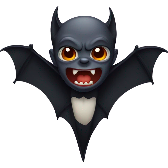 Bat vampire emoji