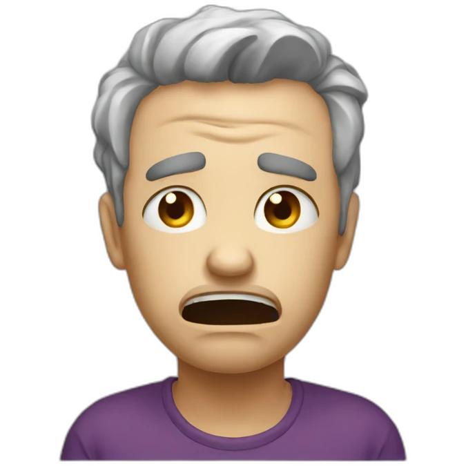 agonizing emoji