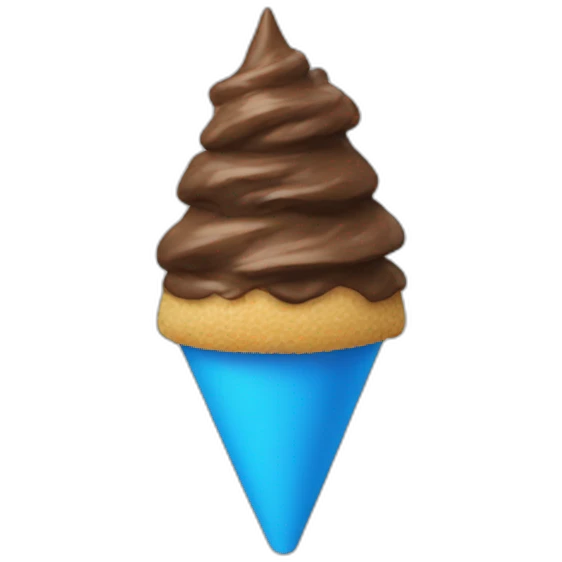 eat blue cones emoji
