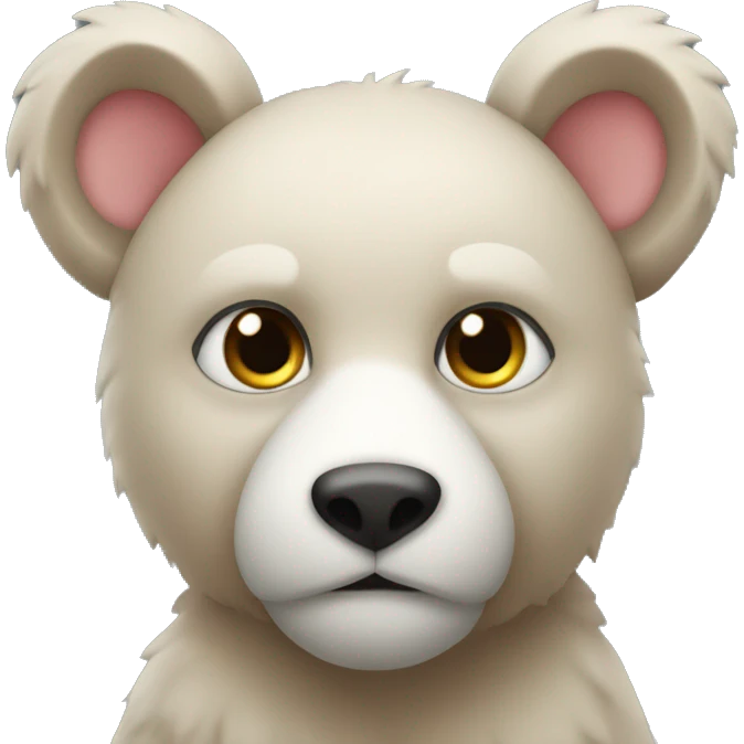 Orso con gatto emoji