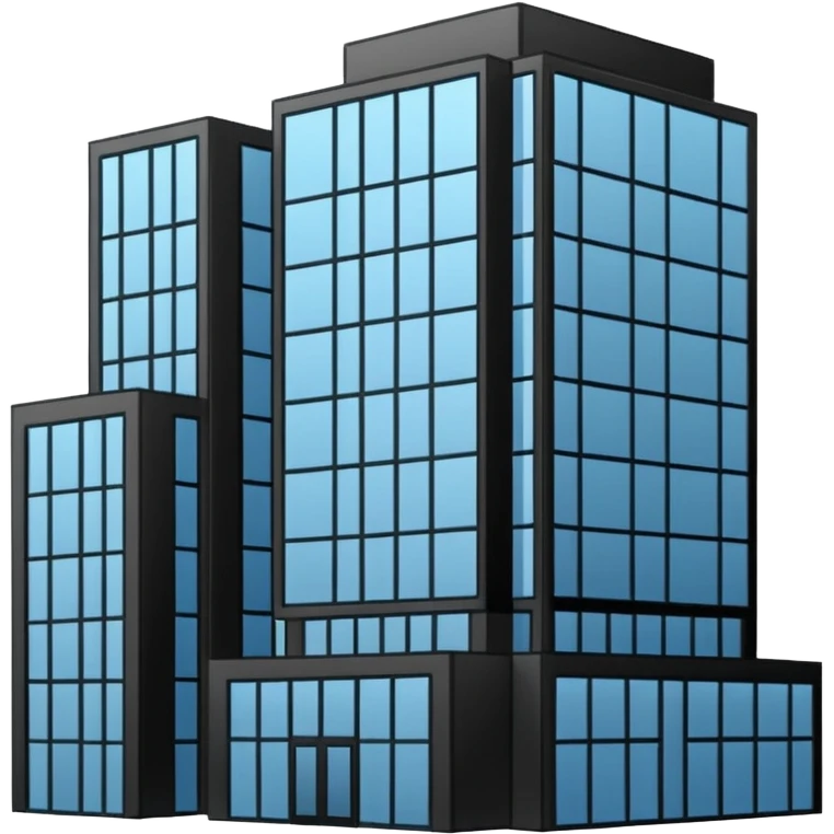 Black outline emoji or icon that represents architecture emoji