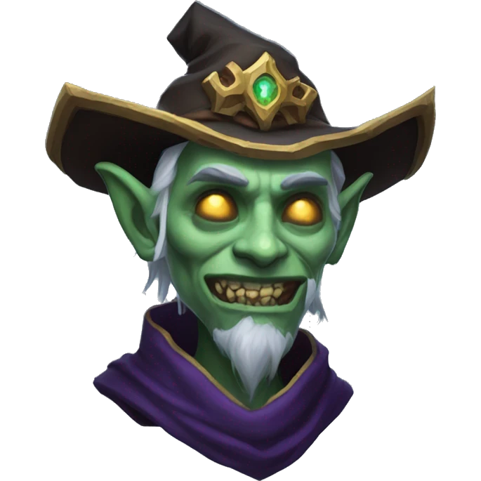 world of warcraft mage undead male emoji