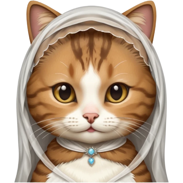 brown tabby cat brides emoji