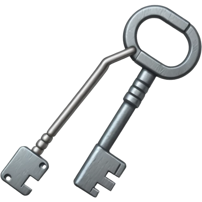 Generate me a lockpick key minecraft theme emoji