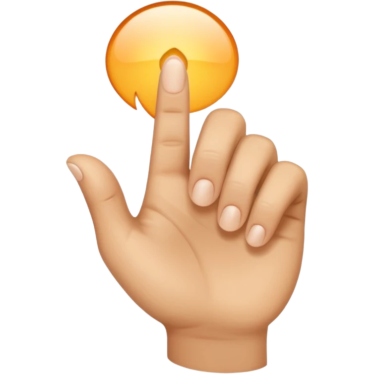 Finger pointing  emoji