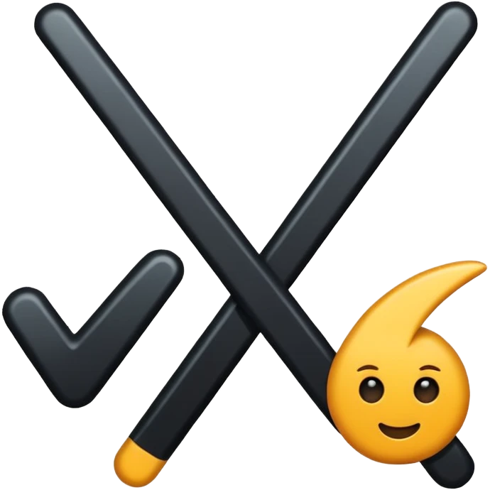 Check mark tik black colour  emoji