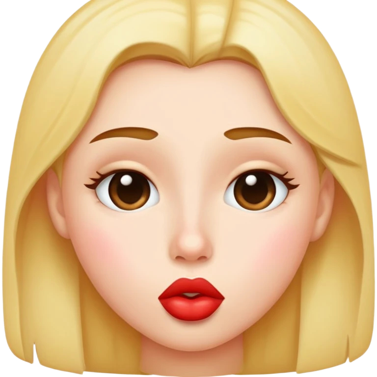 Kissy face emoji