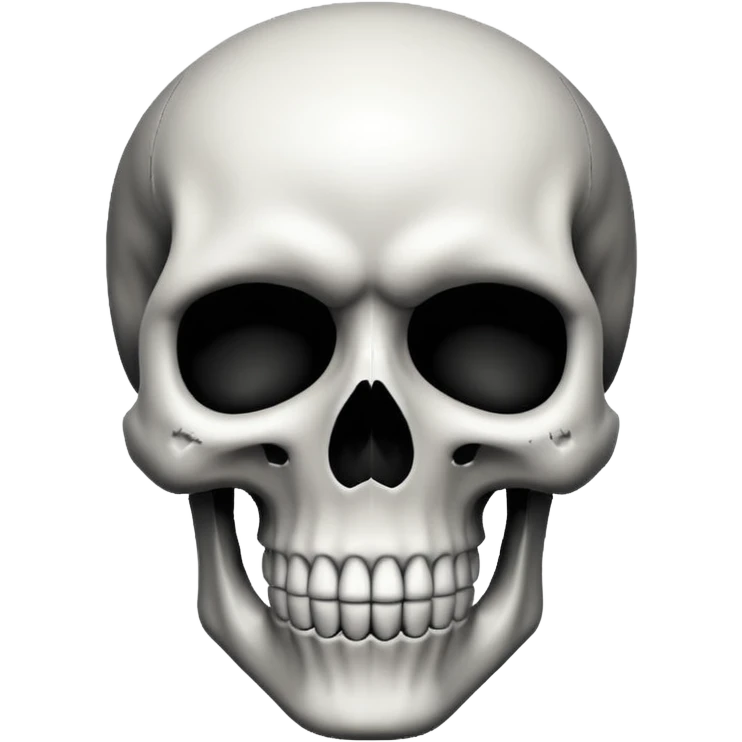 Halftone, pixel art skull emoji