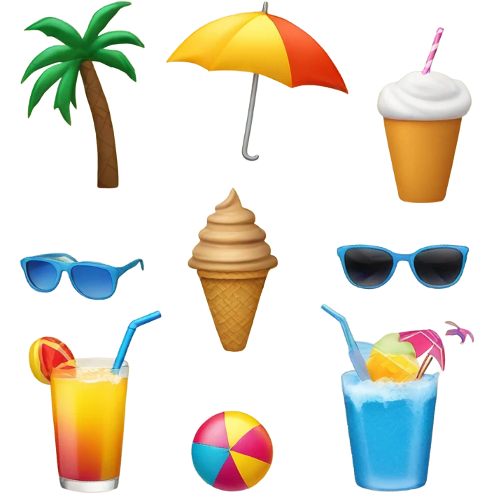 Summer emojis emoji