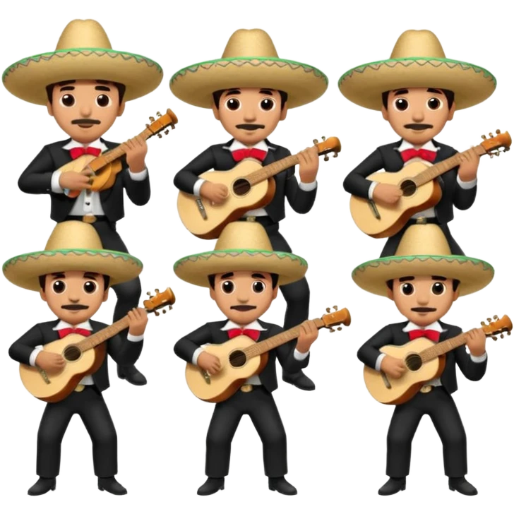 Mariachis emoji
