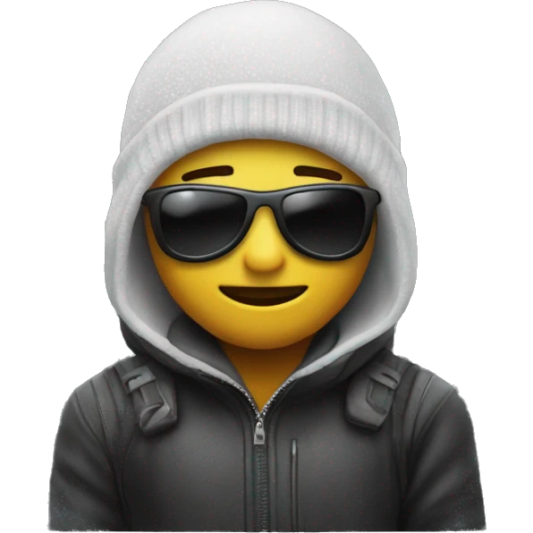 Boy in ski mask ￼ emoji