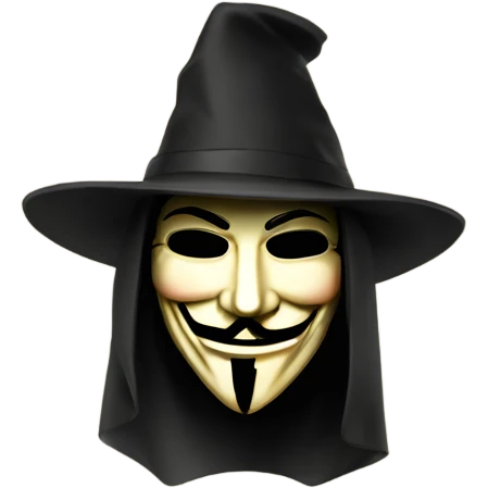 guy fawks mask emoji