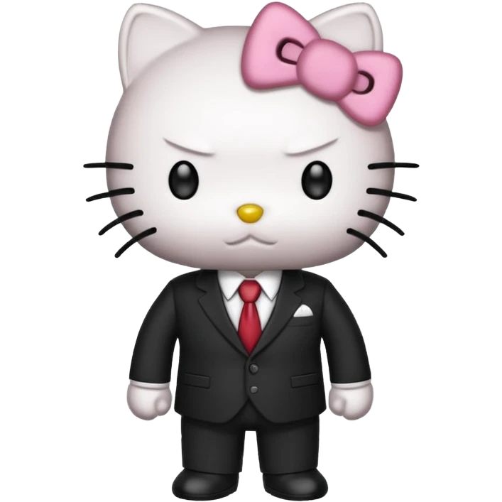 Mafia boss hello kitty emoji