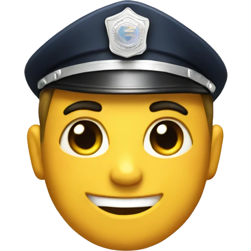thread police smiling emoji