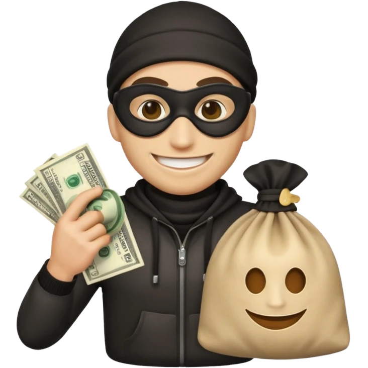 A emoji robber  emoji