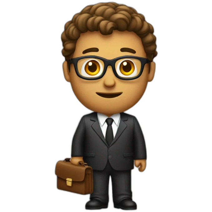 director with briefcase emoji