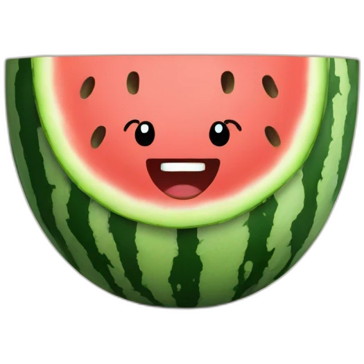 watermelon in an iron basin emoji