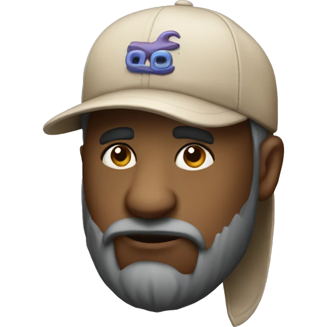 Gog wearing cap emoji