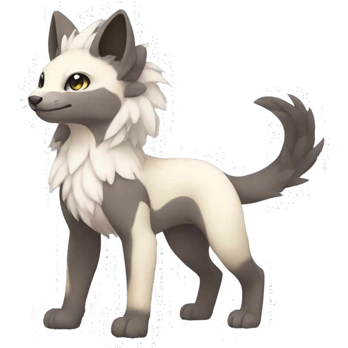 Cute cool animal hybrid Fakemon full body emoji