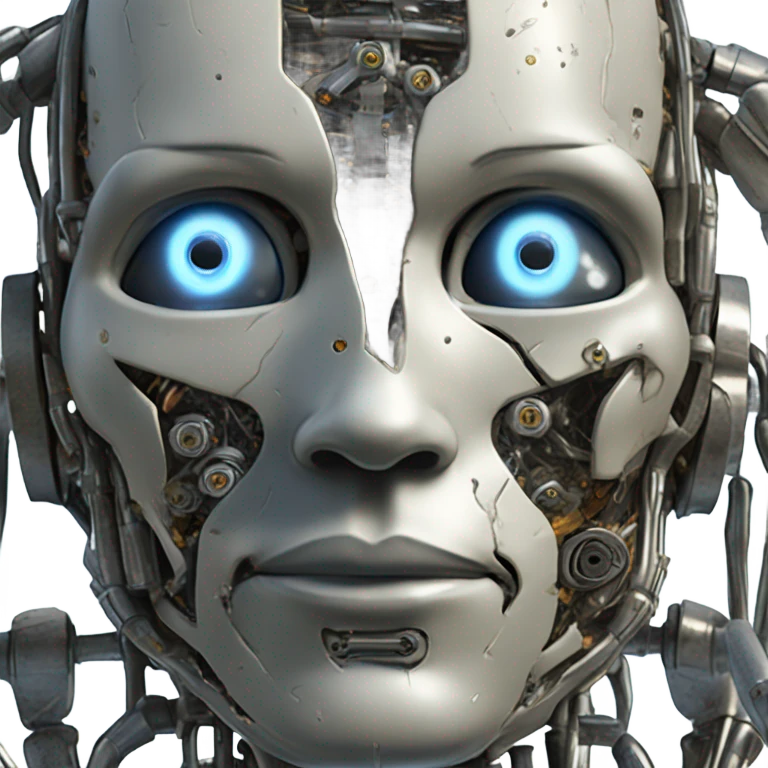 Dead cyborg emoji