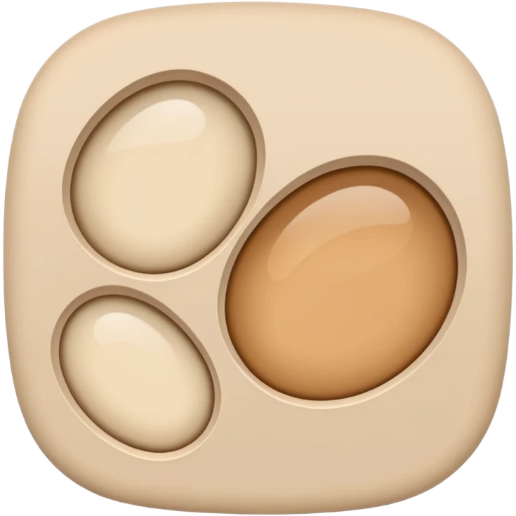 Minimal abstract wall art, beige tones, soft organic shapes, clean background, modern aesthetic emoji