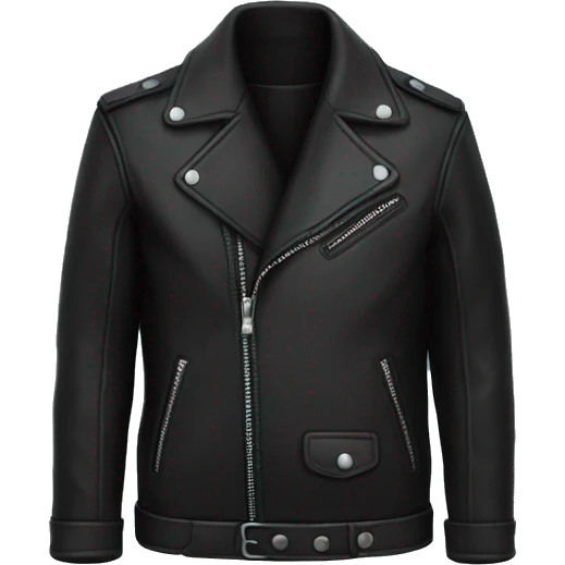 black leather jacket  emoji