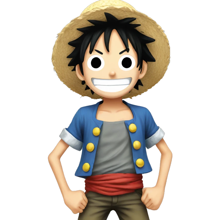 luffy from one piece emoji
