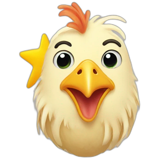 chicken star emoji