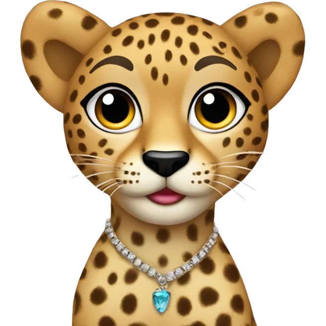 glamour cheetah emoji