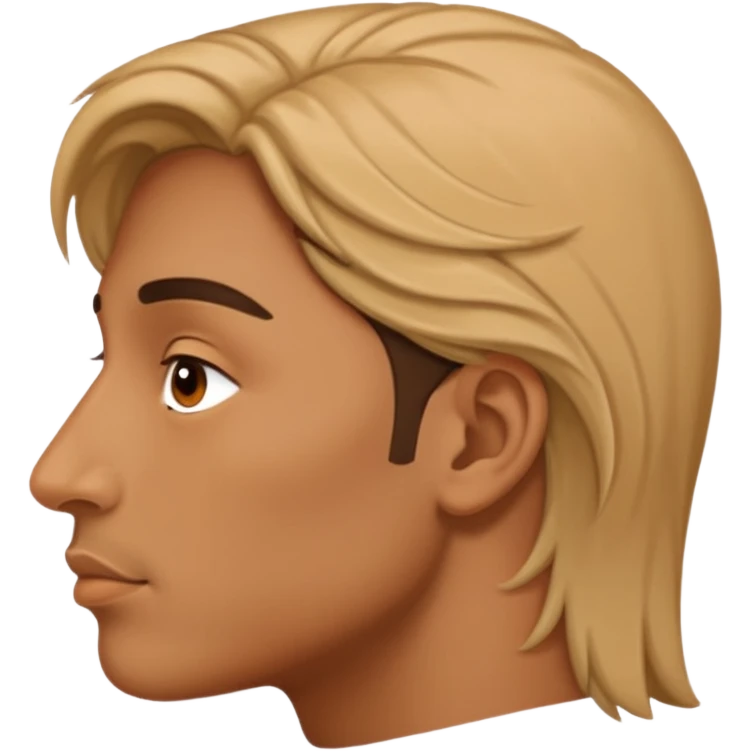  aquiline nose, side view emoji