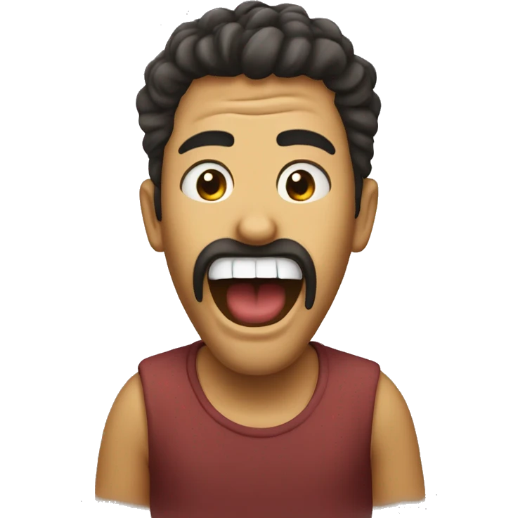 🤡 open mouth emoji