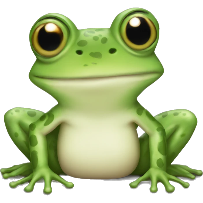 Frog the artist emoji