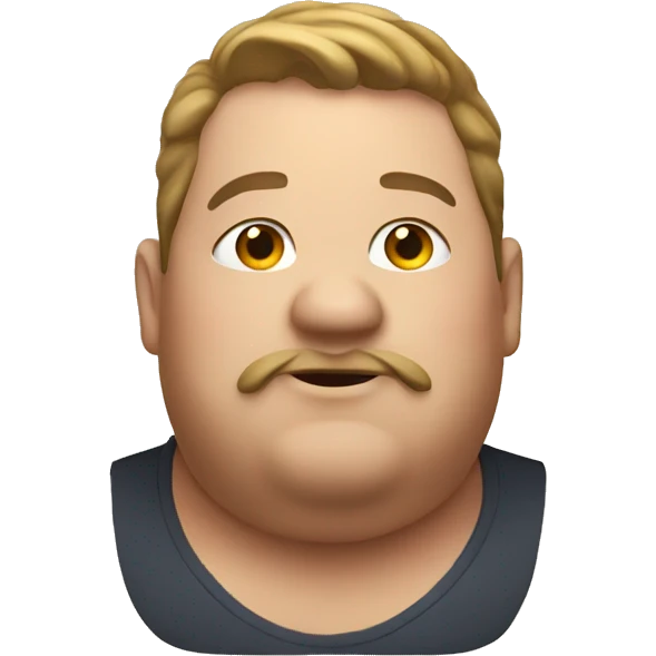 Fat man emoji