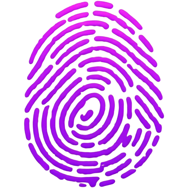 Fingerprint Purple  emoji
