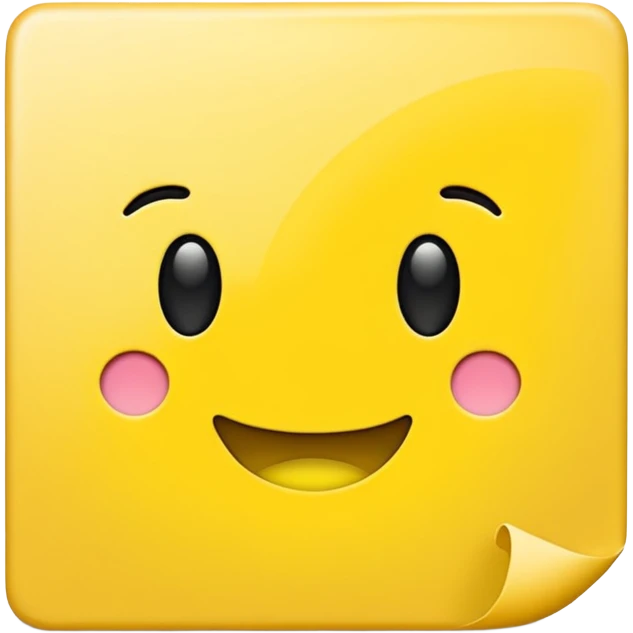Post it note  emoji